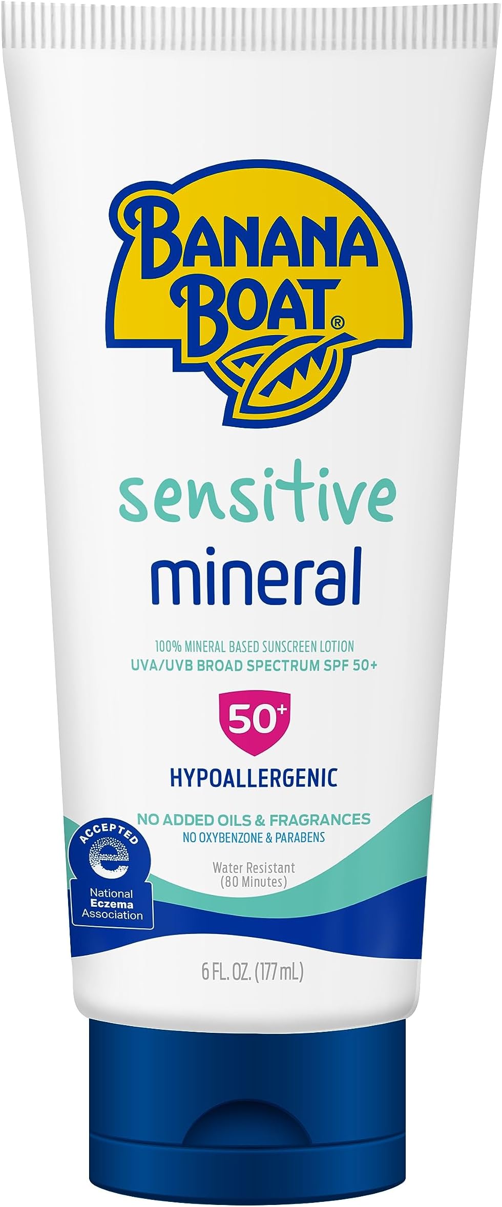 Banana Boat Simply Protect Sunscreen Lotion For Sensitive Skin, 6 Fl Oz