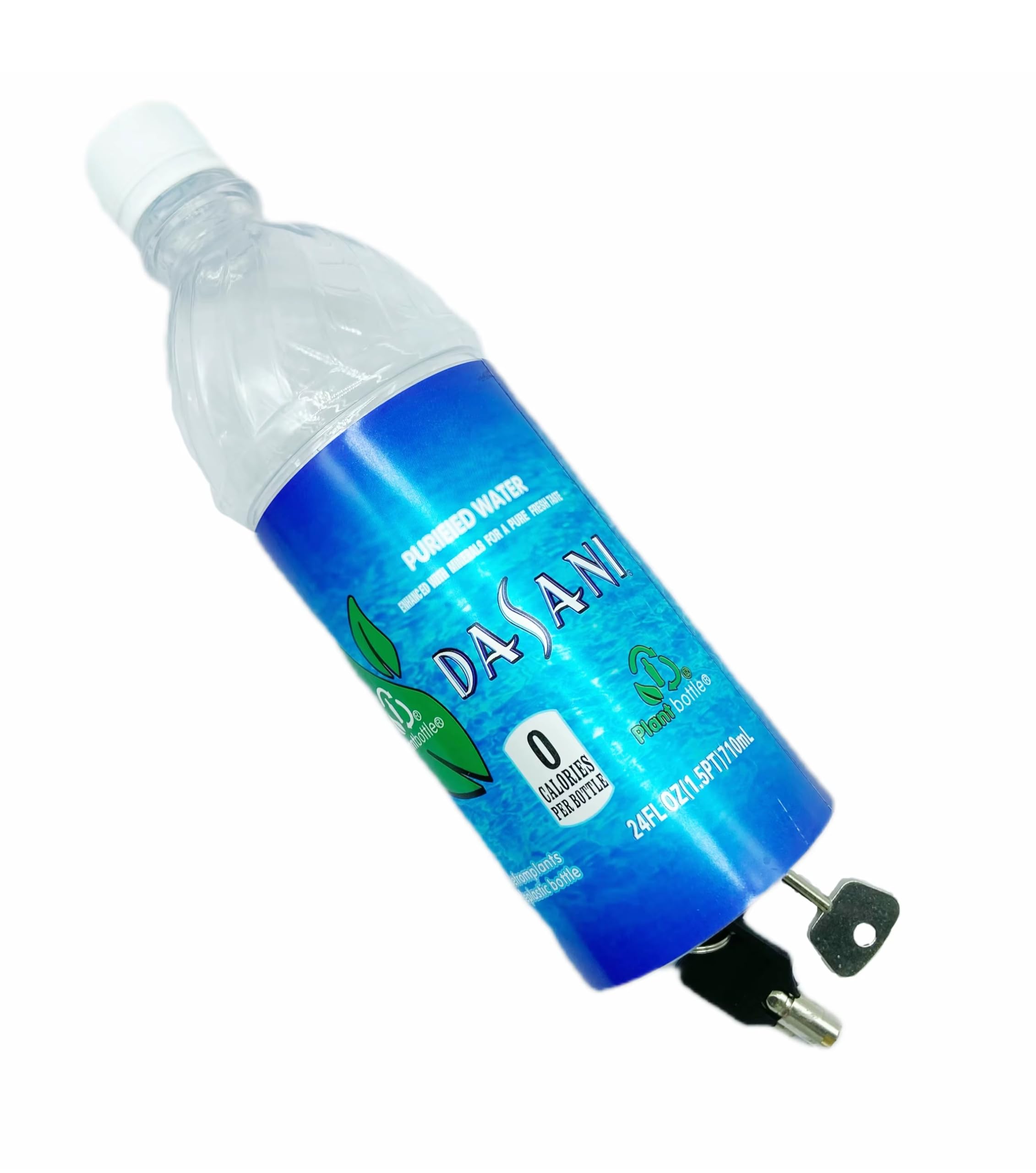 Diversion Safe Water Bottle Secret Stash Container AquaFin Bottled Water- Transparent Stash Water Bottler Secret Compartment Diversion Safe Water Bottle Storage (350ML2)
