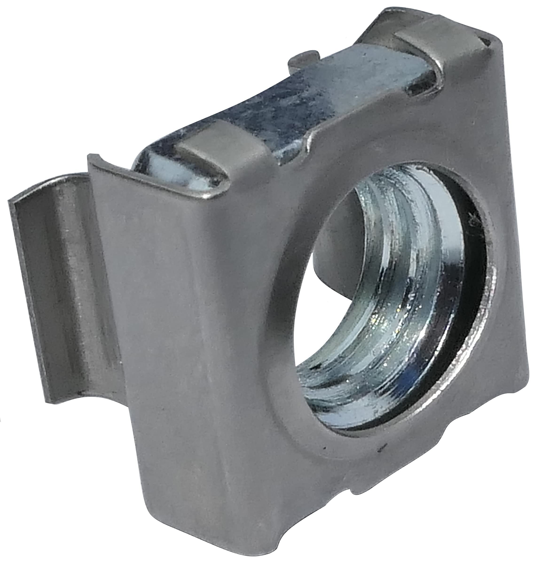 AERZETIX - 5 Dadi a Gabbia - M10 - L16mm - Lamiera 1.8-3.2mm - Acciaio Zincato - C19216