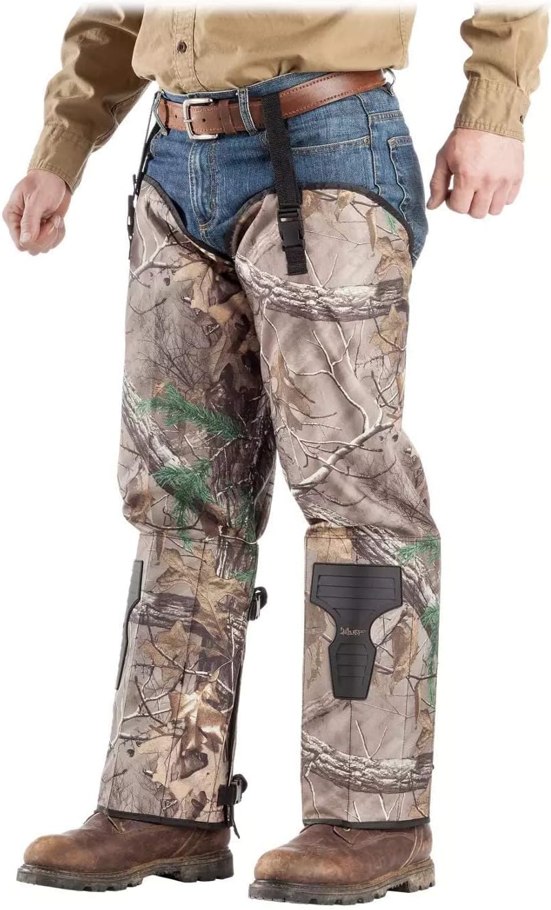 ForEverlast Snake Guard Chaps, Camouflage- Hunting Gear with Full Protection for Legs from Snake Bites (3 Pack)