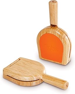 Loisa | Durable Tostonera Plantain Smasher or Press | Kitchenware for Tostones | Latin Cooking Utensil | Orange Tostonera