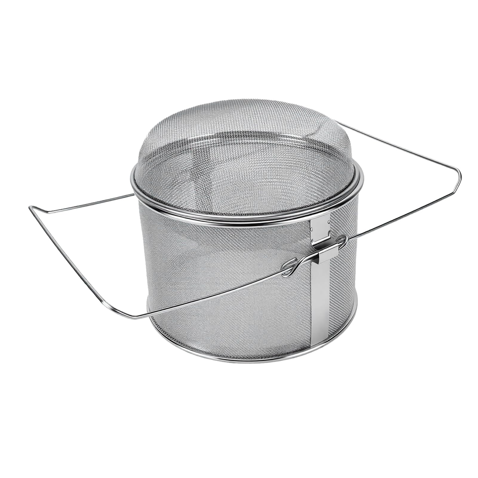 Dpofirs Colador de Miel, Pantalla de Filtro de Miel de Doble Tamiz de Acero Inoxidable con Equipo de Recolección de para Apicultura y Uso Doméstico