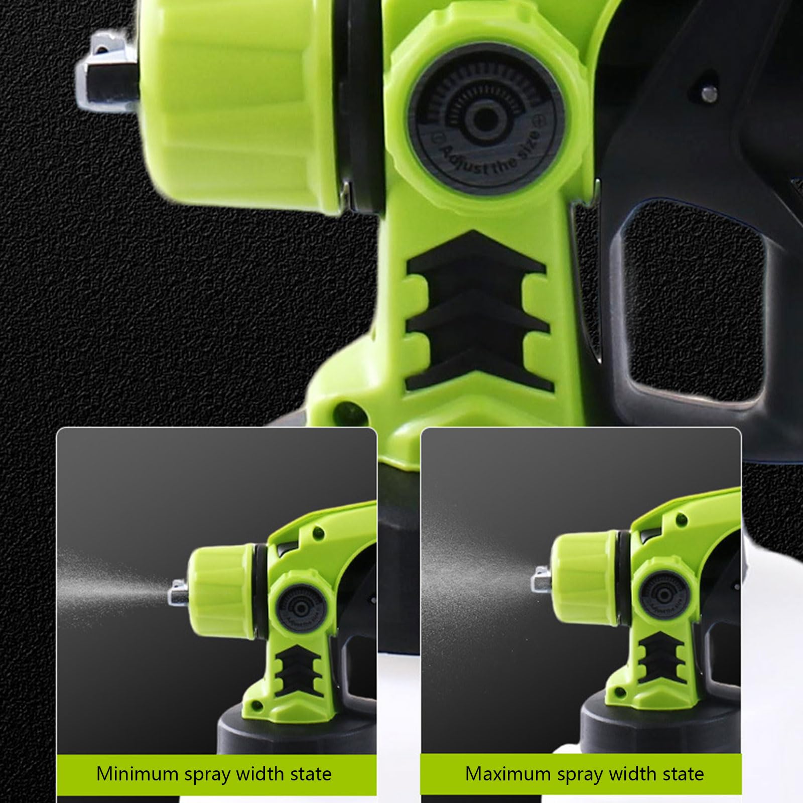 650W Cordless Elettrico Spruzzatore HVLP Vernice Spruzzatore Auto Mobili Rivestimento in Acciaio Aerografi Capacità 1400mL Vernice Elettrica Cordless