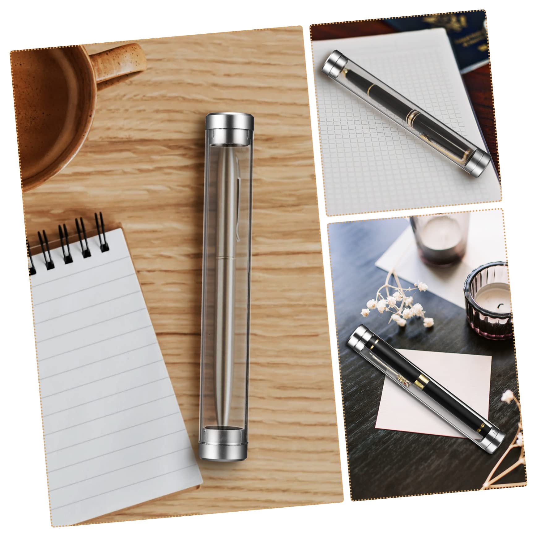 Artibetter 10 Set Portapenne Acrilico Per Penne Compatto Per Ufficio E Casa Per Mostrare Tuoi Scrittura 10 Pezzi * 10
