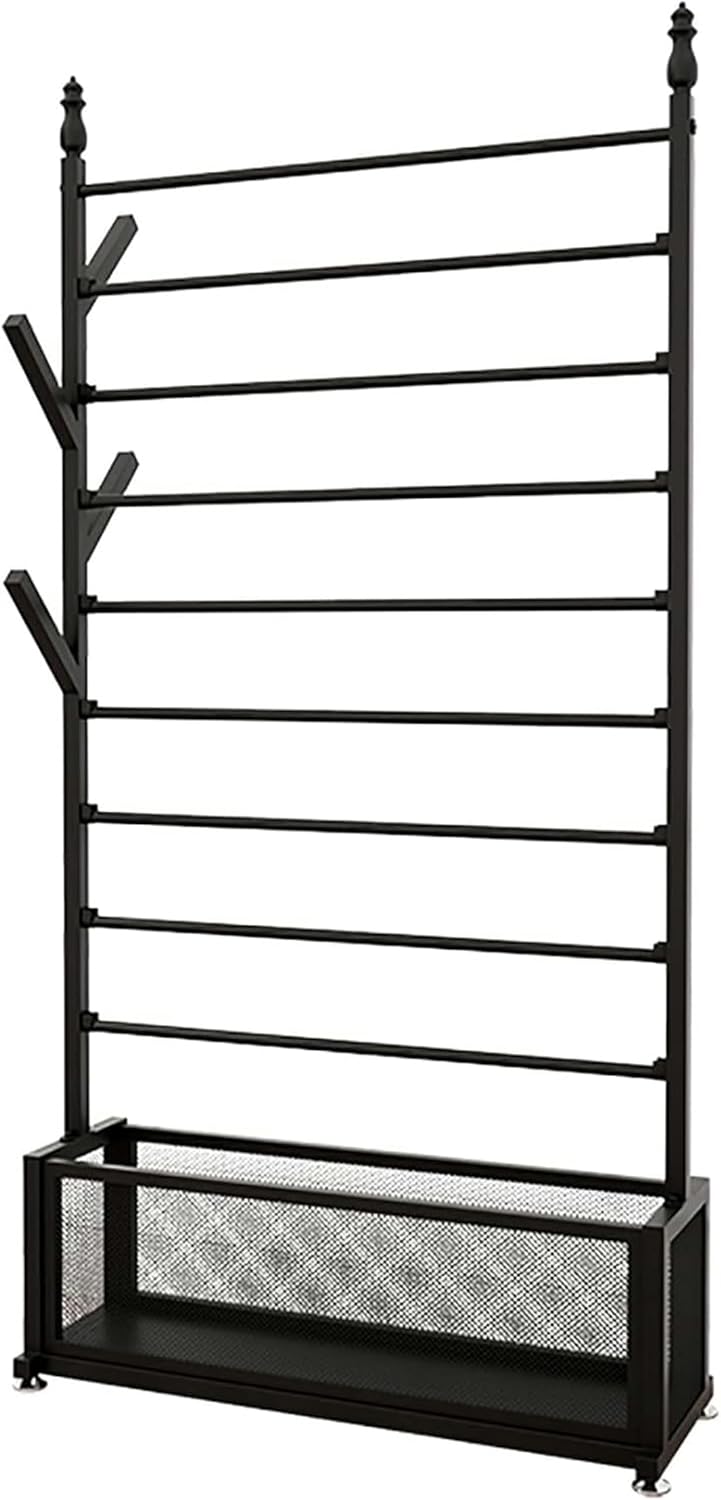 Commercial Wrapping Paper/Ribbons Storage Organizer Rack, Floorstanding Heavy Duty Display Stand for Flower Shop/Gift Shops, 180cm/70.8inch Tall~/