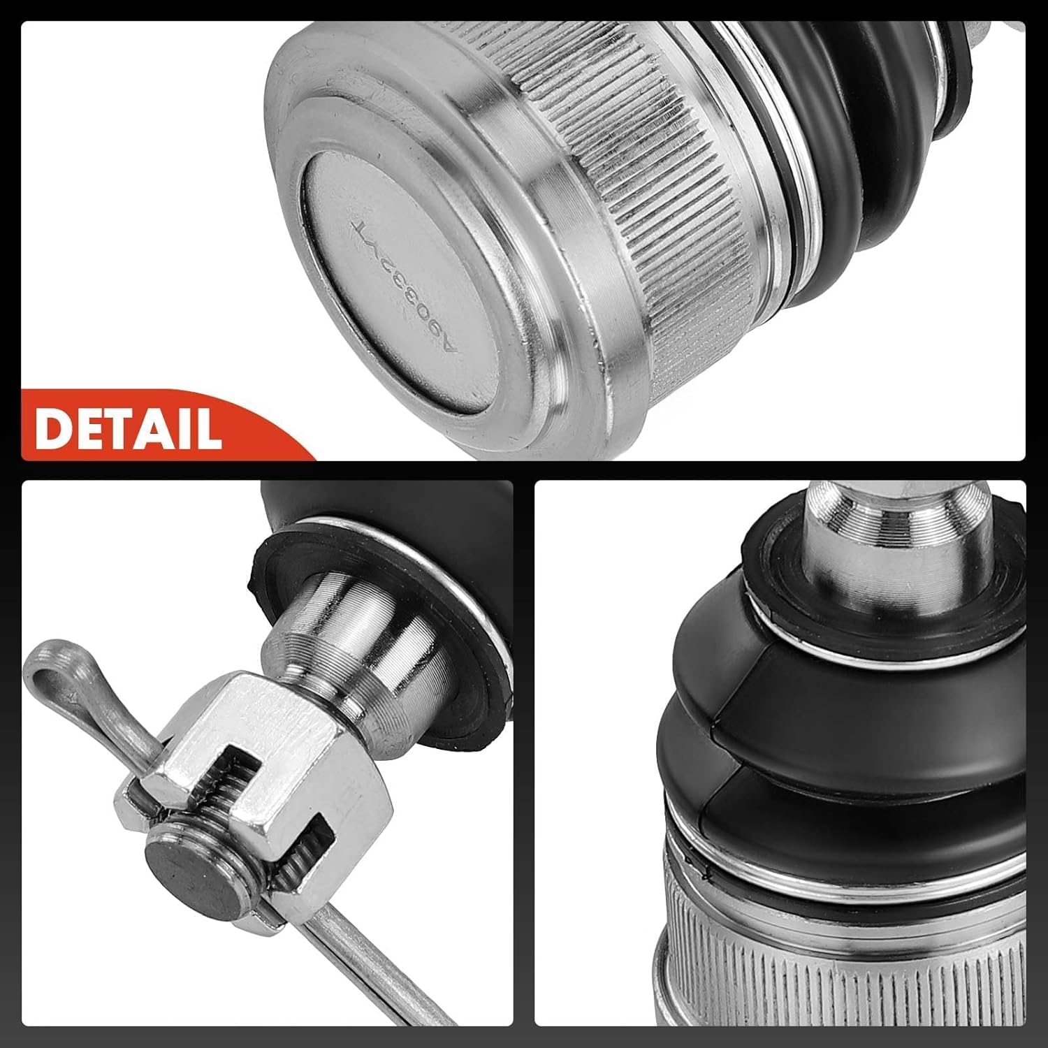 A-Premium 2 x Front Lower Ball Joint, Compatible with Honda Civic 2001-2005, Acura EL 2001-2005