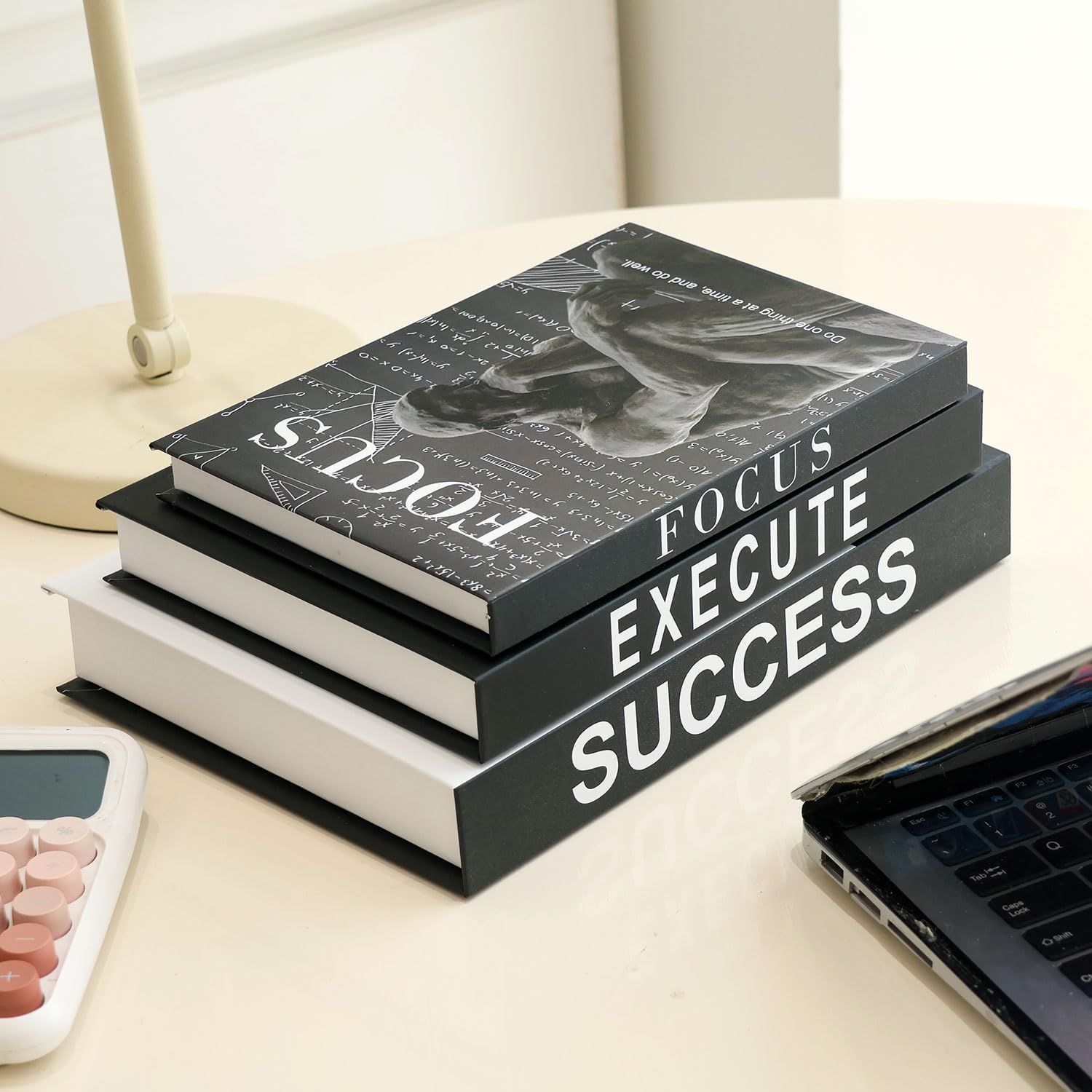 Set of 3 Decorative Box, Coffee Table Decorative Books, Modern Fashion Designer Fake Books for Home Decor Aesthetic, Faux Storage Box for Bookshelf Decoration ，Faux Book for Decoration