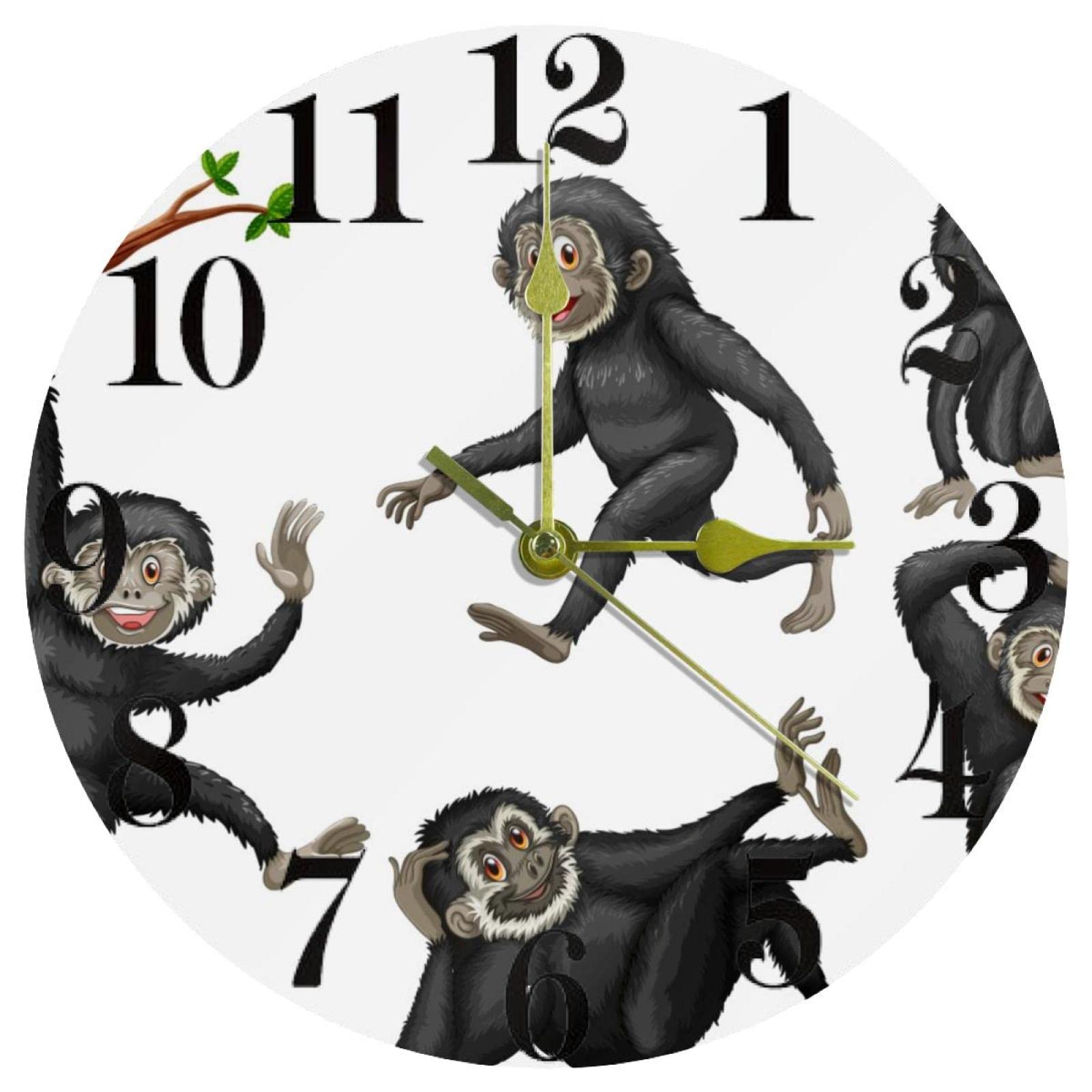 Horloge murale silencieuse sans tic-tac pour salon