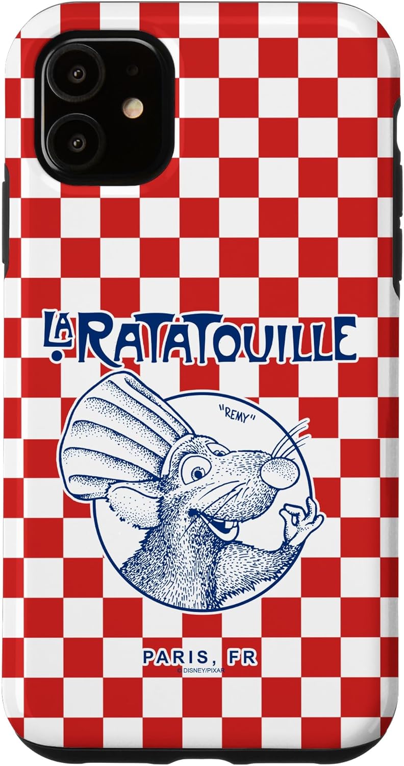 iPhone 11 Disney Pixar Ratatouille Delivery Box Red White Checkered Case