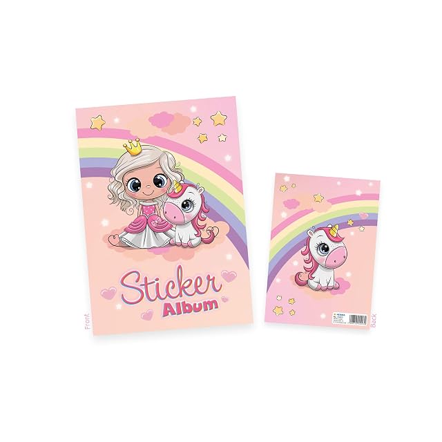 Foto 2 de 7 de HERMA 15423 - Álbum de pegatinas DIN A5, en blanco, con diseño de princesa Sweetie (16 páginas, papel…