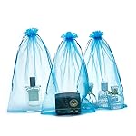 LOOKSGO 25 pcs 8x12 Inches Drawstring Organza Bags Wedding Party Favor Gift Candy Toys Makeup Pouches Gift Bag