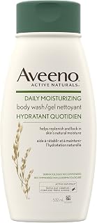 Aveeno Daily Moisturizing Body Wash - Women's, Men's - Sensitive, Combination Skin - Hydrating, Soap-Free, 532mL (Packaging May Vary)