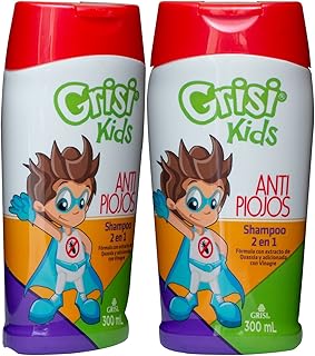 Grisi Kids Cleansing and Lice Repel Shampoo, Helps Prevent the Appearance of Lice with Quassia Extract and Vinegar, Condit...