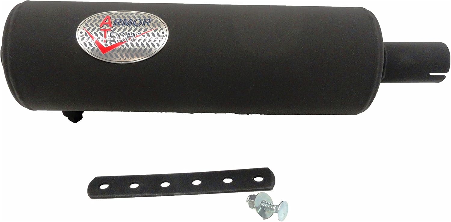 Universal Muffler Exhaust Compatible with Kawasaki Compatible with Suzuki ATV