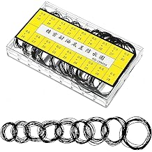 180pcs Watch Gasket O Ring Kit, 18 Sizes Rubber Seals 16-30mm Repair
