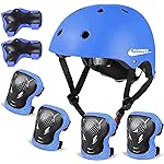 ZLEIOUY Adjustable Helmet for Youth Kids Toddler Boys Girls,Protective Gear with Elbow Knee Wrist Pads for Multi-Sports Skateboarding Bike Riding Hiking Scooter Inline skatings