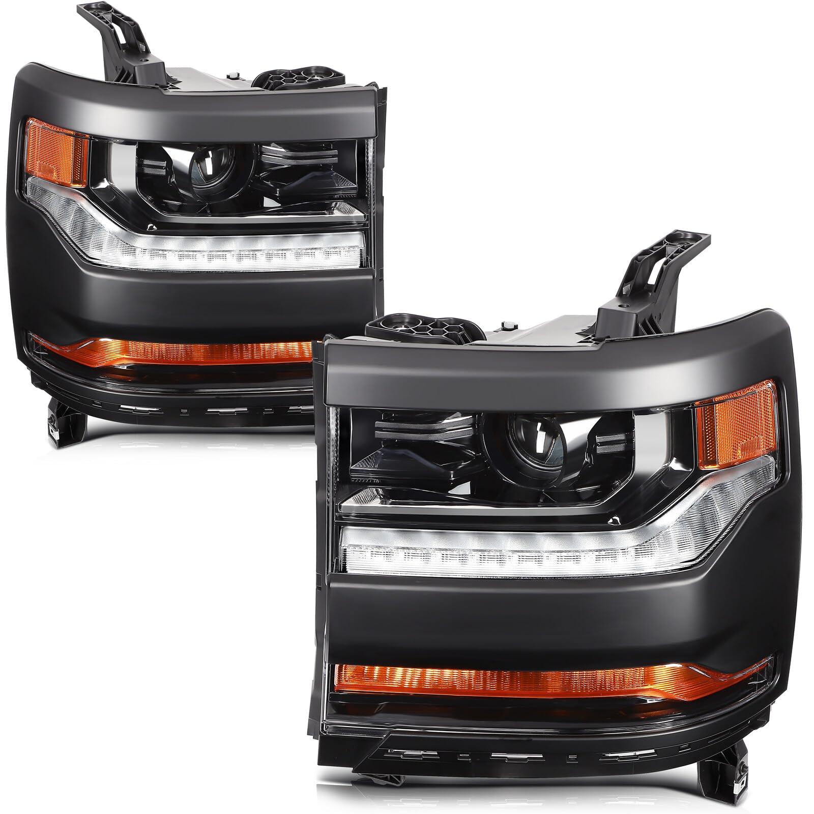 LSAILON Headlight Assembly Pair
