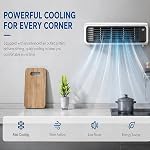 Portable Air Conditioner, Rechargeable Bladeless Air Cooler, 2026 Portable Fans Air Conditioners, 3 Speed Quiet Desk Fan, Horizontal & Vertical Mode Wall Mounted Portable Air Conditioner (2pcs)