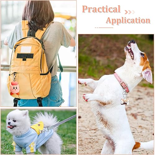 Miniatura 5 de Paxcoo Keychain Bulk with Key Chain Swivel Hook D Rings and Slide Buckles for Handbag Purse Hardware Craft (1 Inch)