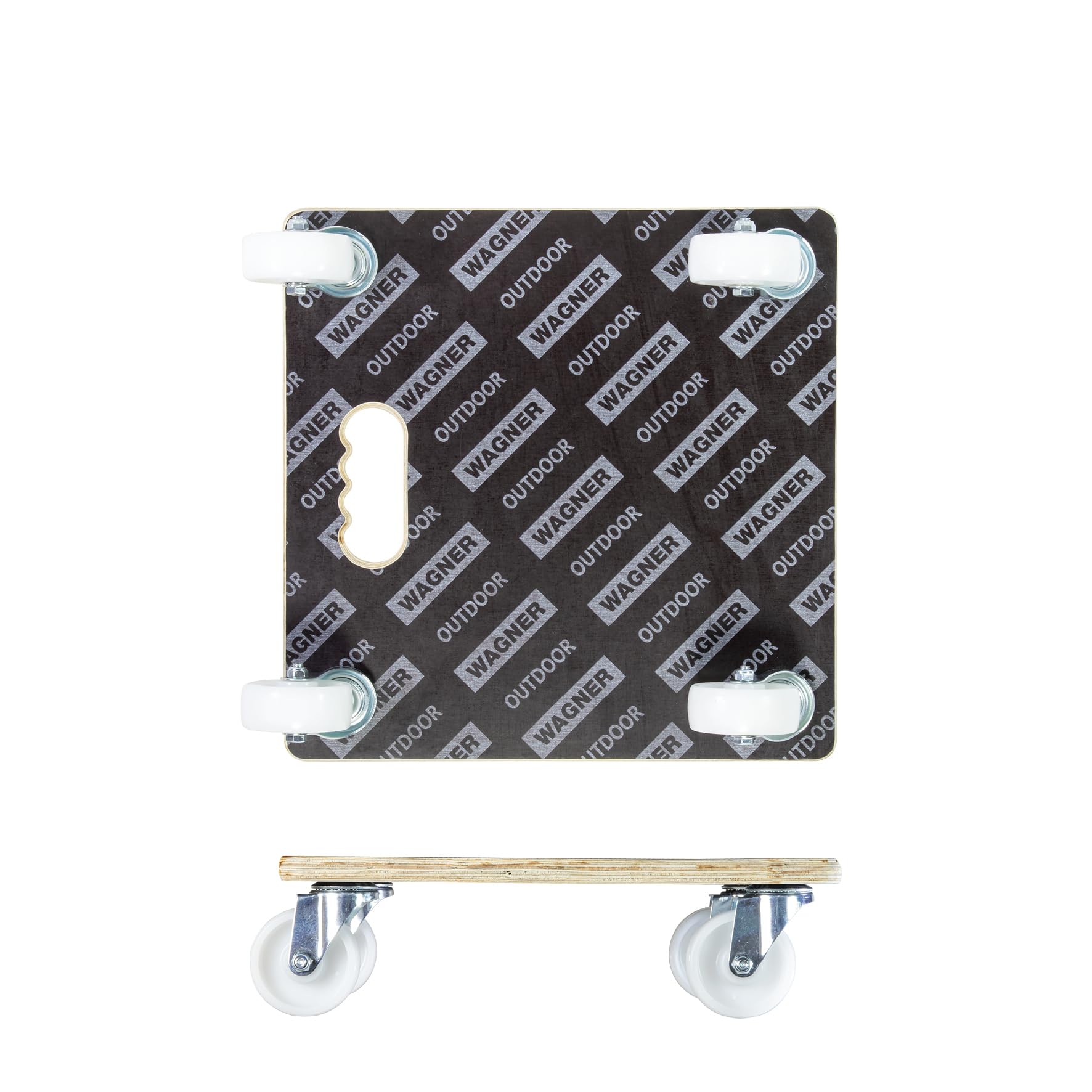 WAGNER Plataforma de Carga MM 1339-38 x 38 cm - para Electrodomésticos y Muebles muy Pesados, 250 kg de Carga Máxima, Superficie Antideslizante, Certificado FSC® - 20133901
