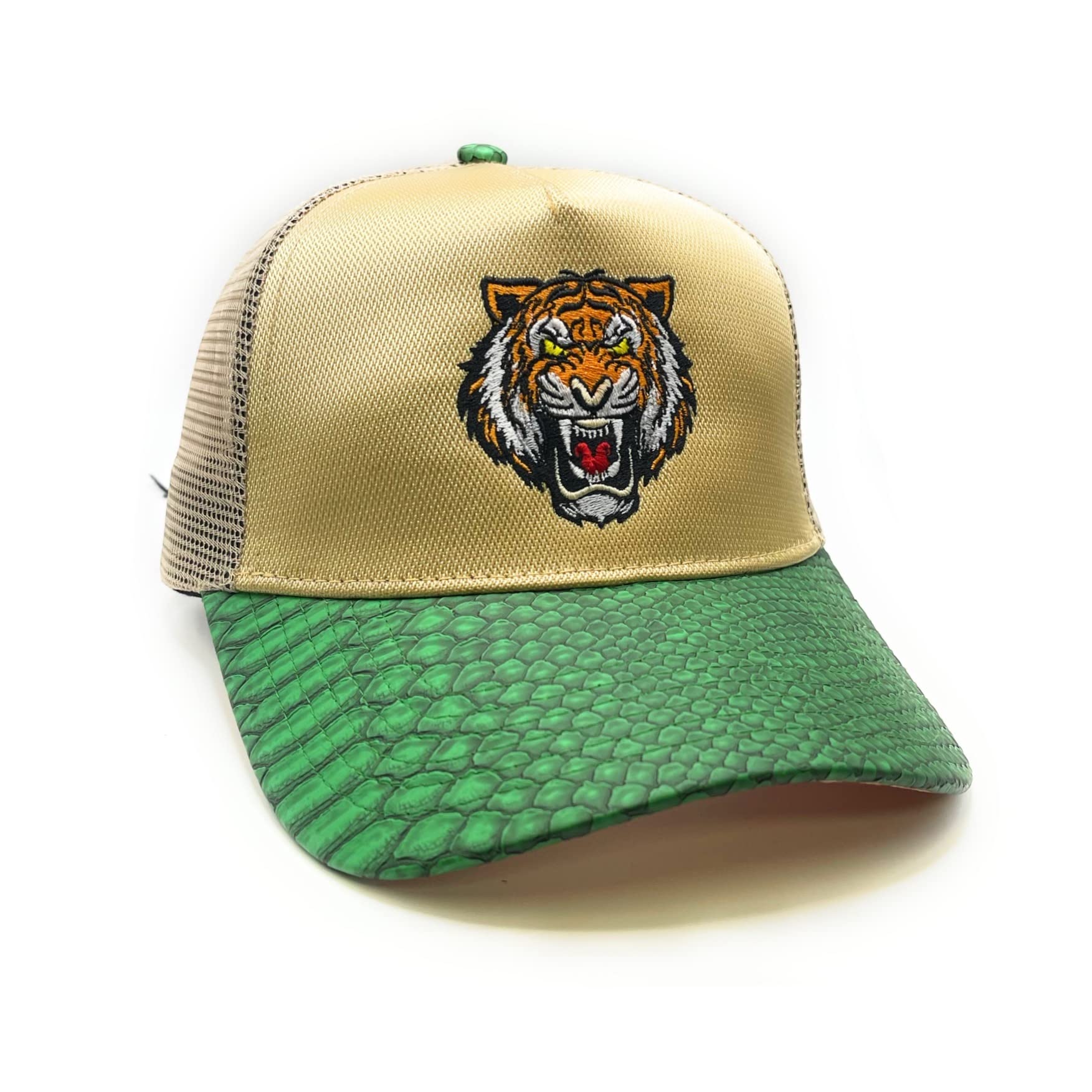 GenericEL Tigre Tiger Strapback Hat (Green Khaki)