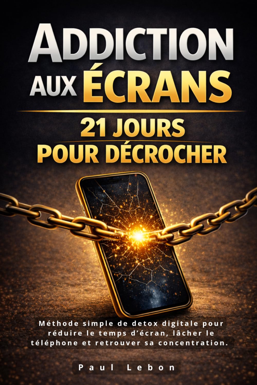 Addiction aux écrans : 21 jours pour décrocher: Méthode simple de détox digitale pour réduire le temps d’écran, lâcher le téléphone et retrouver sa concentration