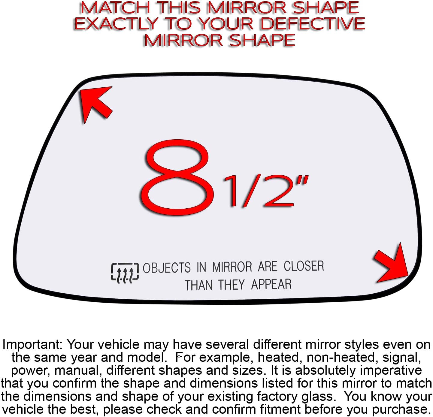 Passenger Side Mirror Assembly Replacement For 2005-2010 Jeep Grand Cherokee Exterior Auto Glass Right Door Rear View Power Mirrors 5142874AA Heated Defrost