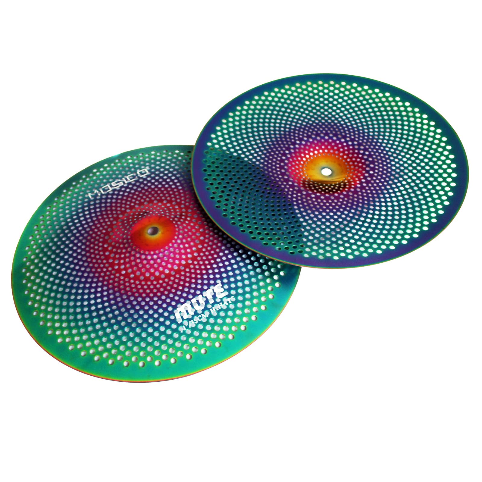 Amazon.com: Mute Cymbal Set Low Volume Cymbals for Drums Set 10