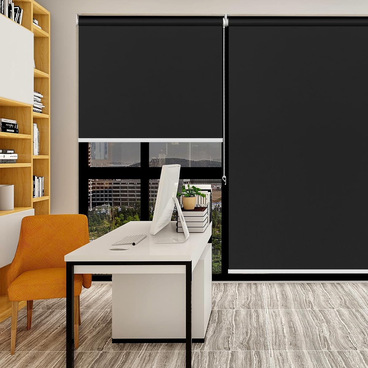 Amazon｜FHSBlinds ロールスクリーン ロールカーテン FHSBlinds