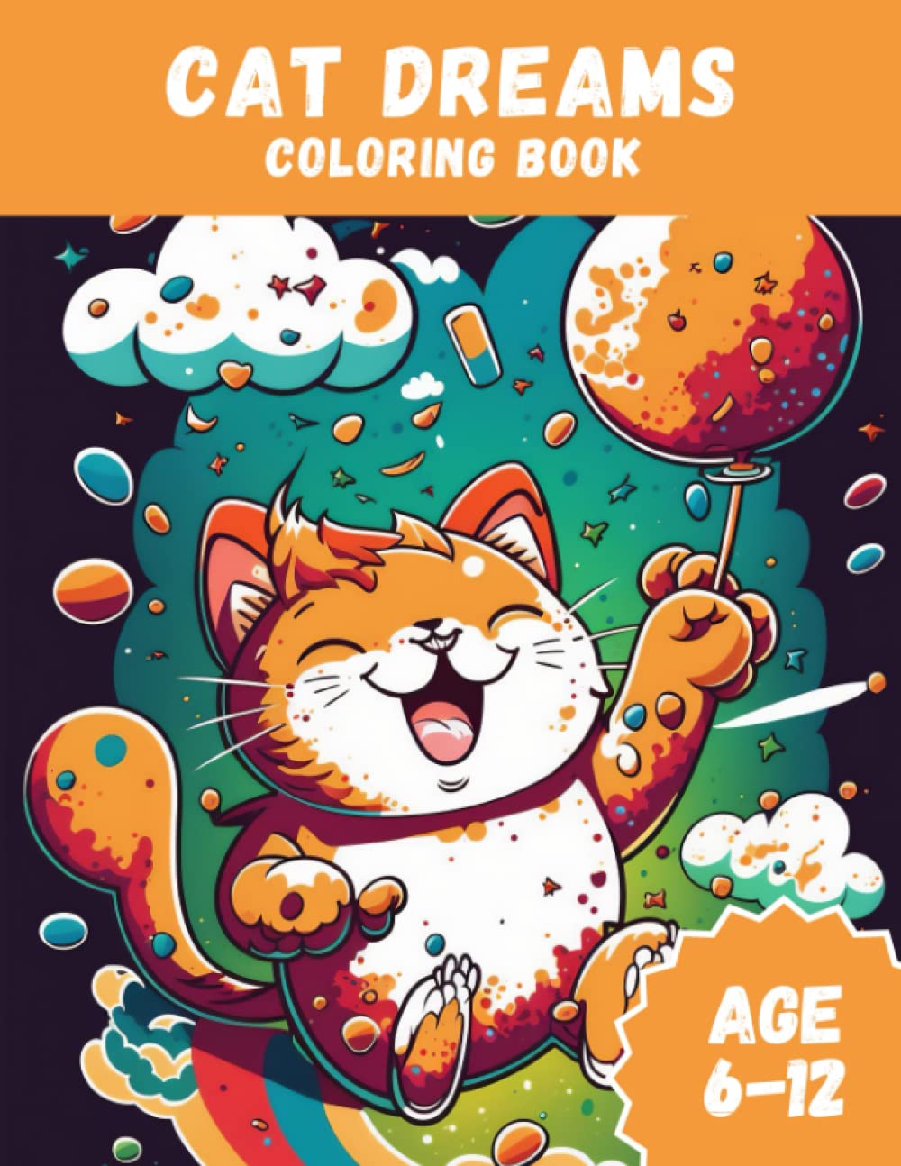 Cat Dreams Coloring Book