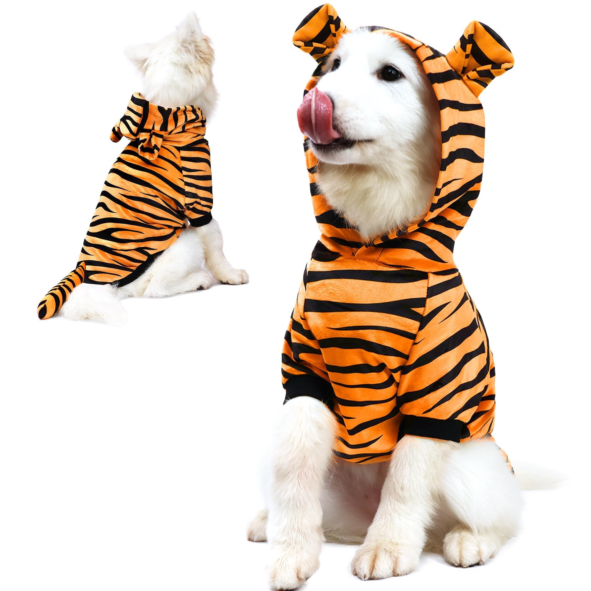 Costume de tigre pour chien NACOCO, le vêtement d'hiver idéal pour vos balades