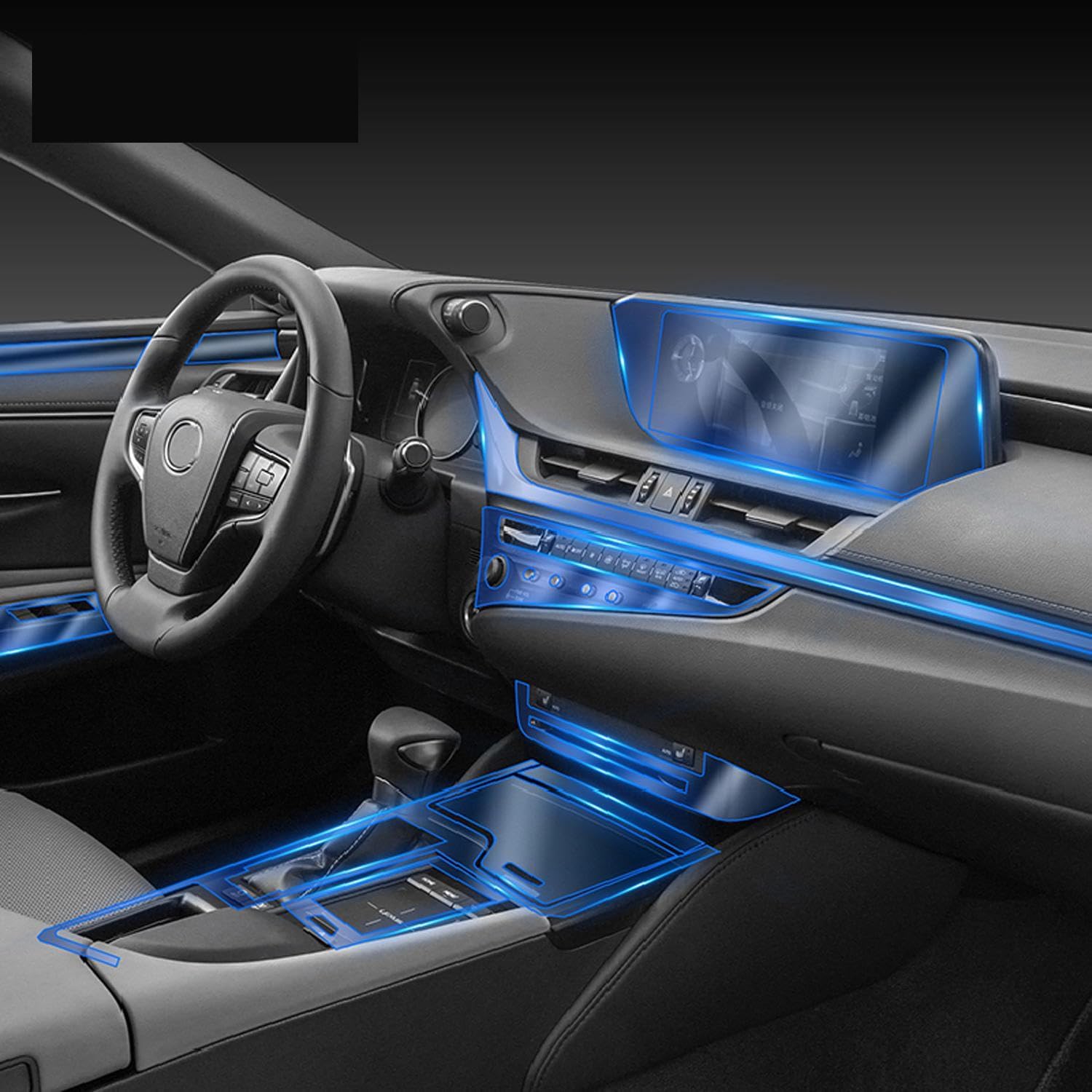 Film TPU anti-rayures console centrale Lexus ES
