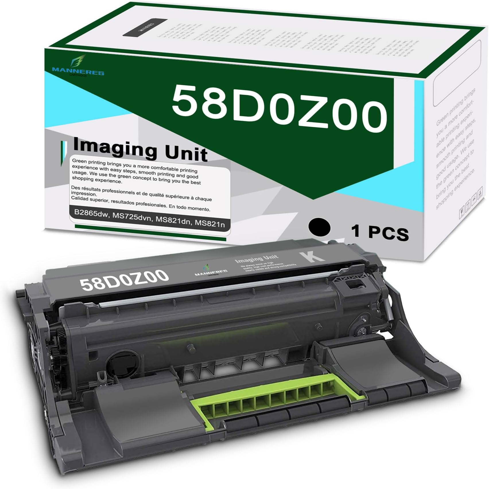 500Z 50F0Z00 Black Imaging Unit(1Pack) Lvan Compatible 50F0Z00 High Yield Drum