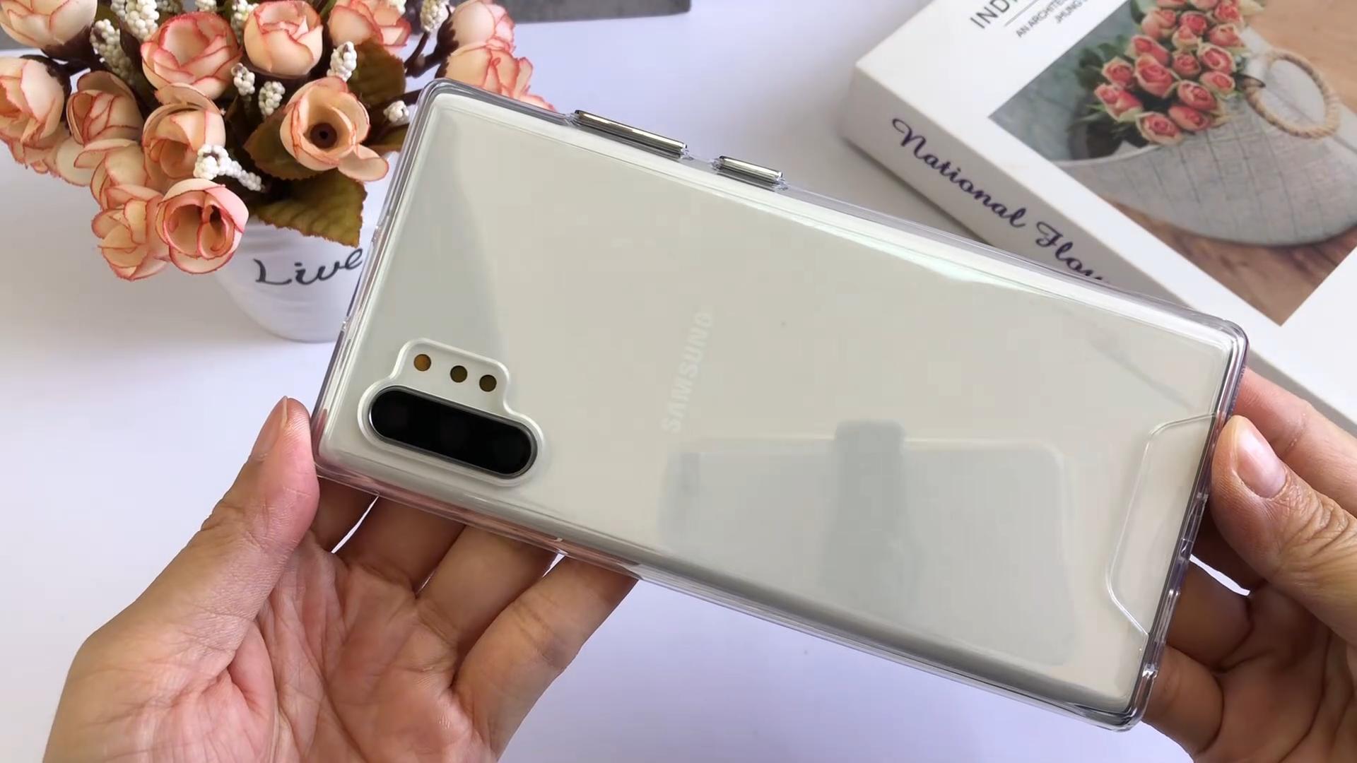 Galaxy Note 10+ ホワイト 本体 クリアケース付き Amazon.com: Samsung Original Galaxy Note 10 Clear View Cover Case