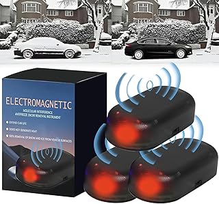 Dispositif anti-gel et de déneigement à ondes électromagnétiques pour voiture, dispositif de déneigement électromagnétique antigel (3 pièces)