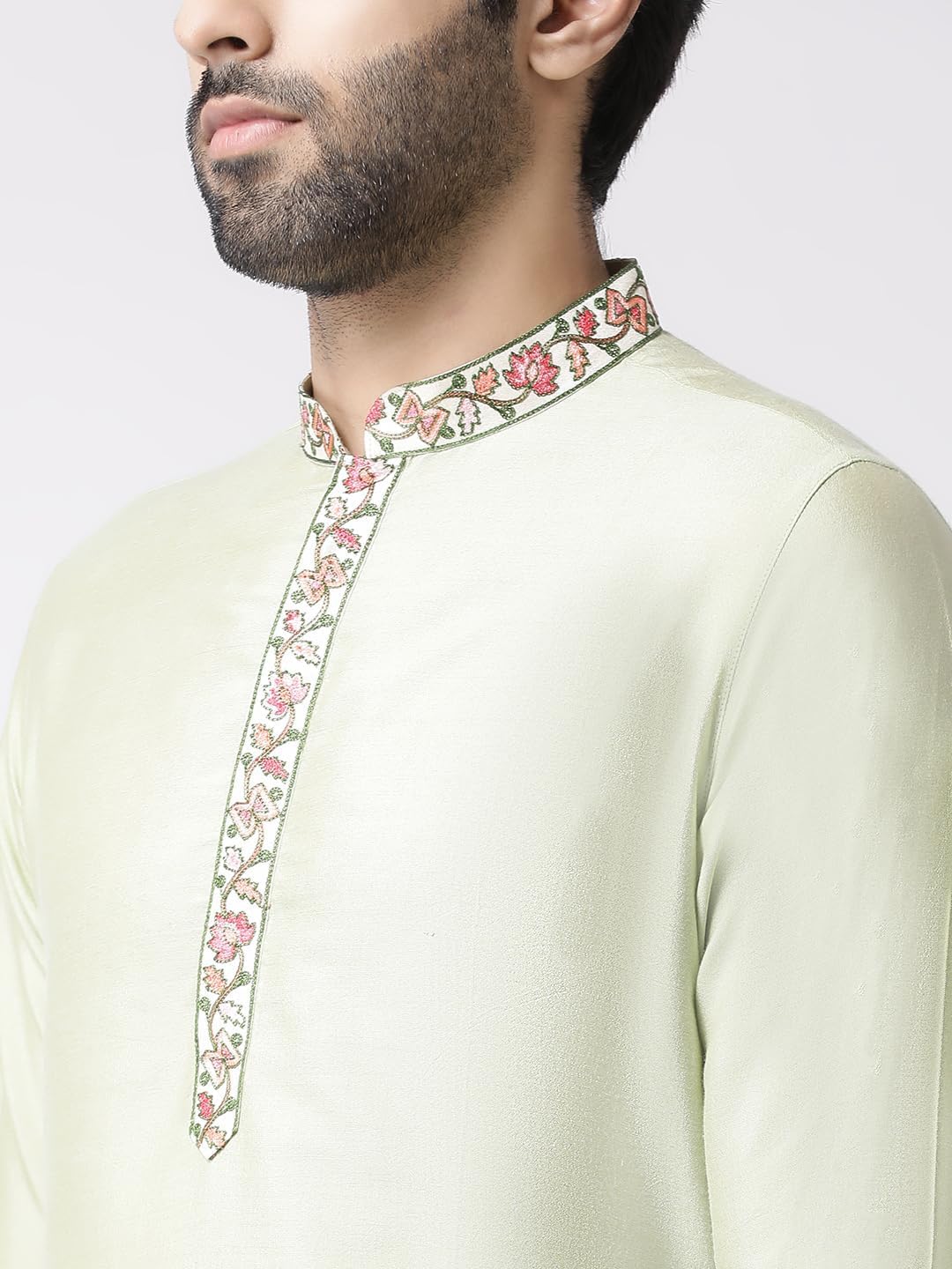 KISAH Men's Kurta Dhoti Set - Traditional Indian Ethnic Wear for Men - Ideal for Weddings, Festivals & Celebrations - Image 6