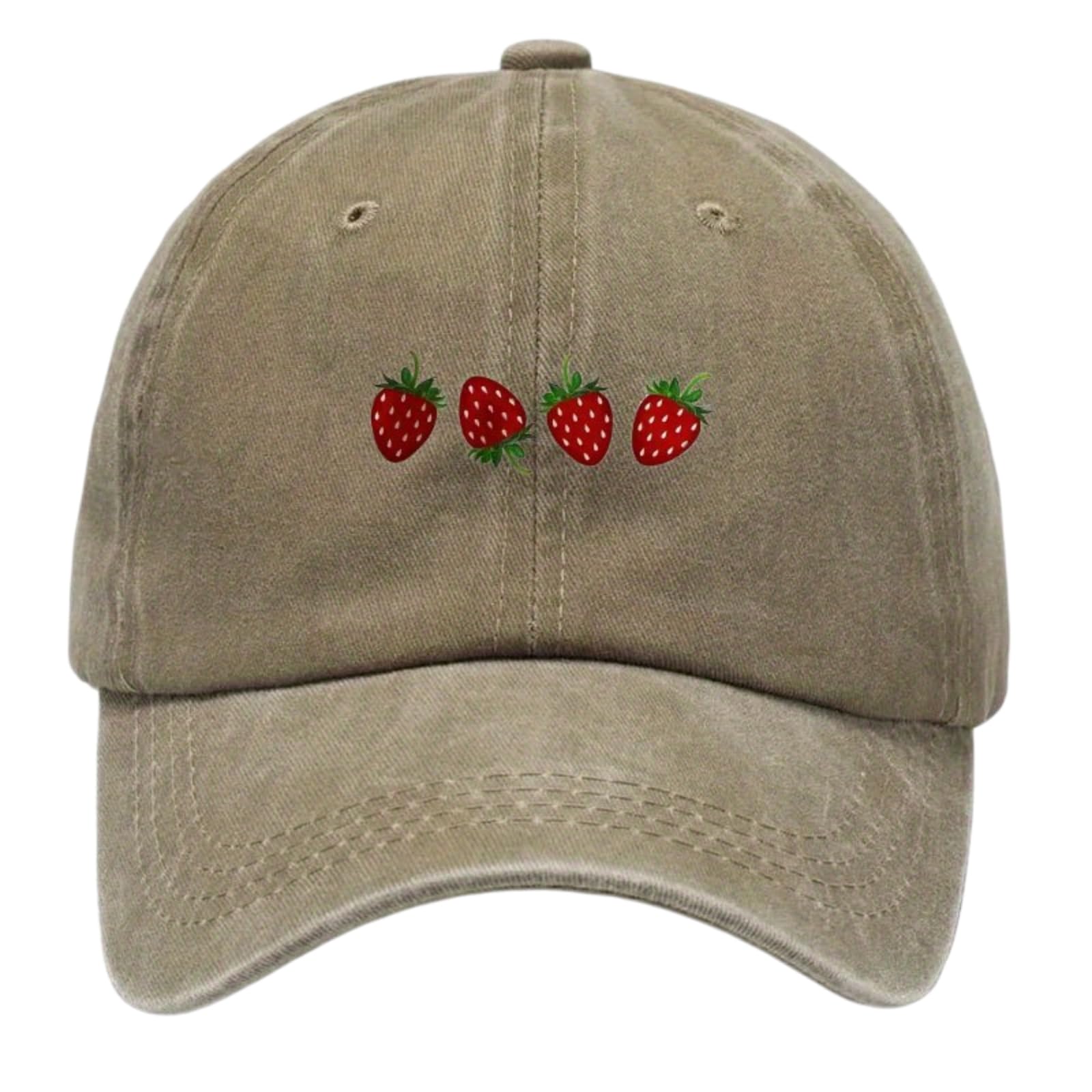 Sombrero del sol estilo gorra de béisbol vintage de algodón transpirable para paseos casuales