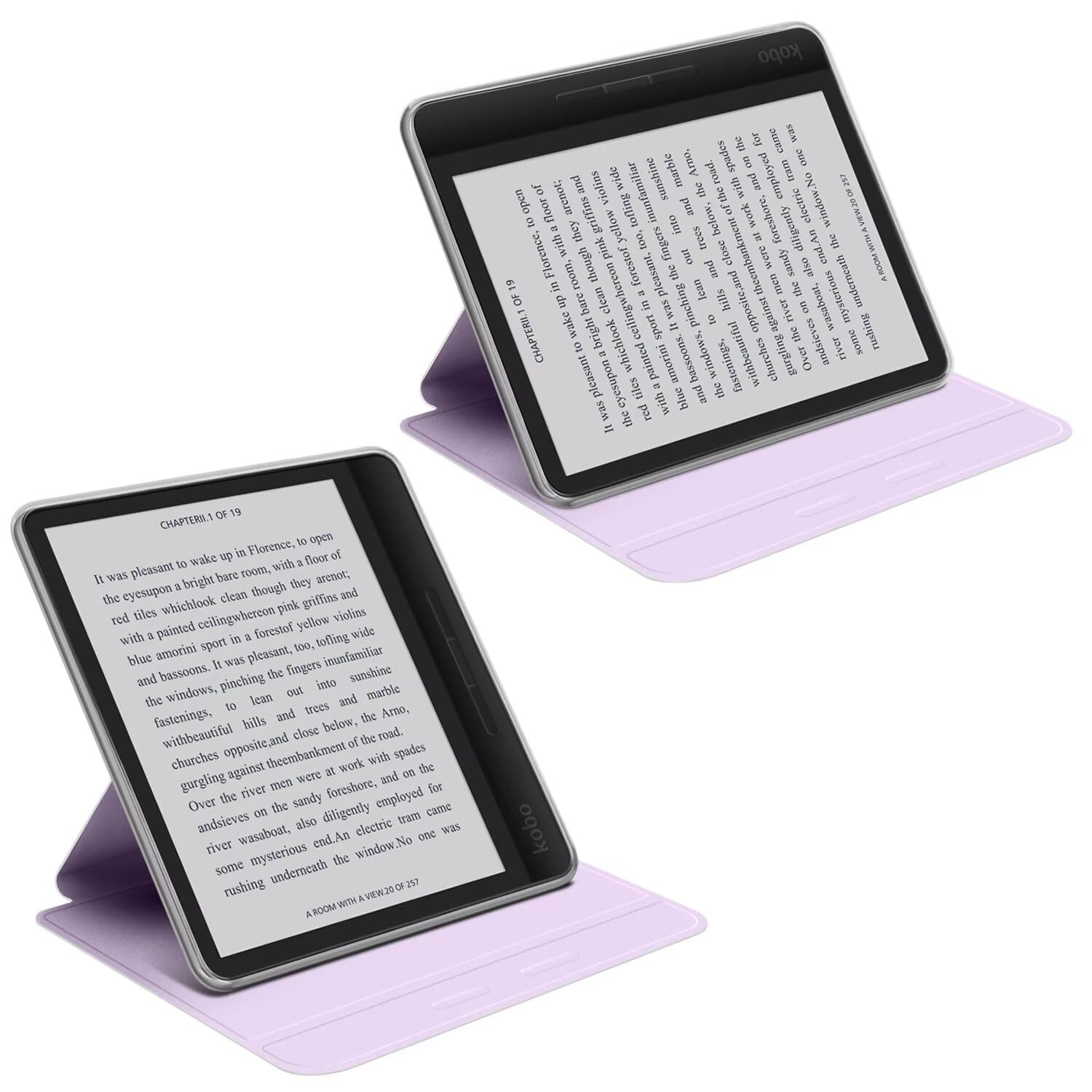Magnetic Detachable Case Case for 7" Kobo Libra 2 2021 Released, Ultra Clear Soft Flexible Transparent Acrylic Back Cover with Auto Sleep/Wake for Kobo Libra 2 — view 5