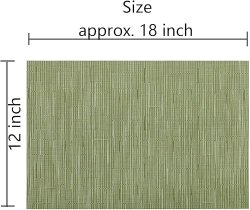 Miniatura 2 de Mantel individual Shacos de mesa de cocina, resistentes al calor, juego de manteles individuales antideslizantes, lavables