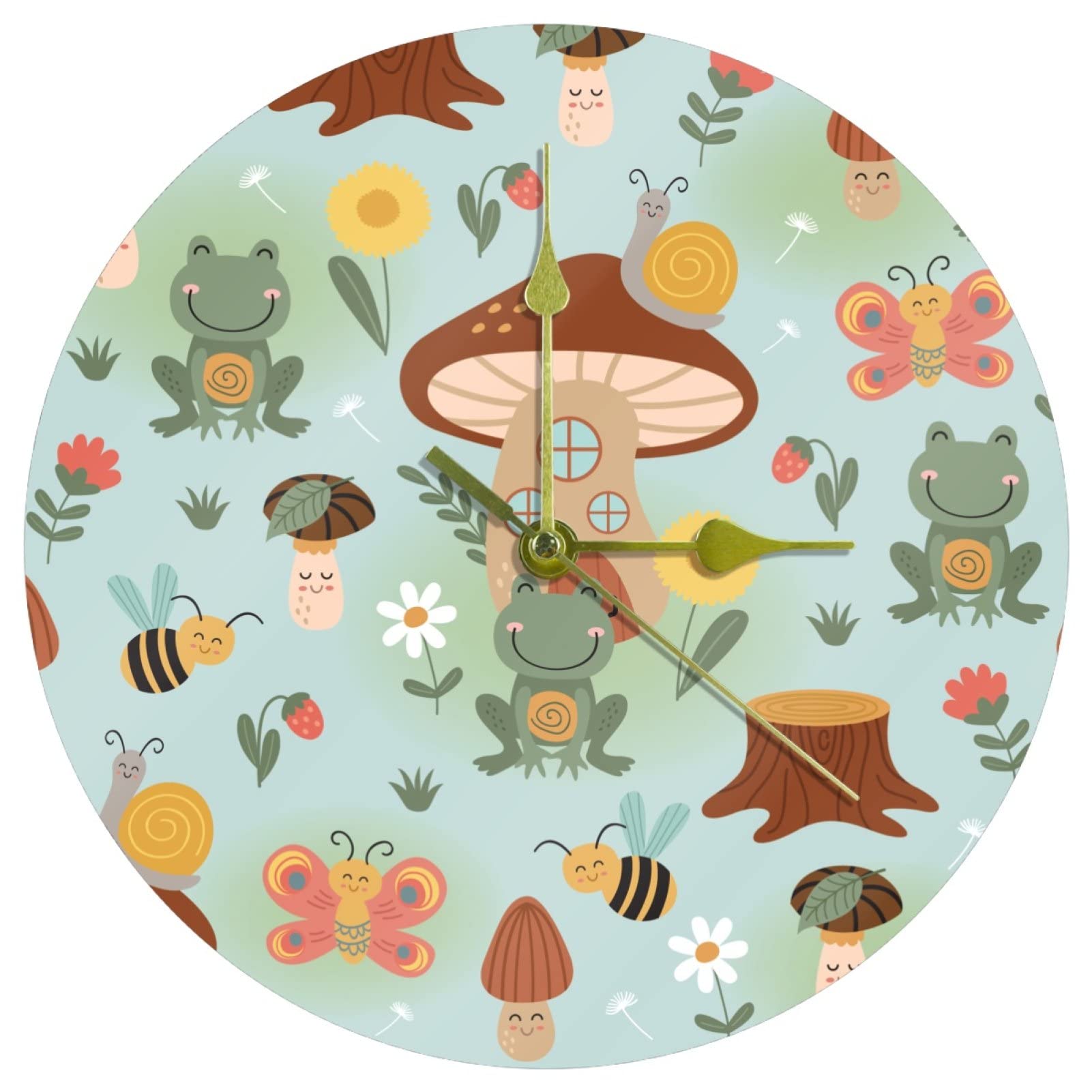 Horloge murale ronde décorative pour harmoniser l'ambiance de l'école