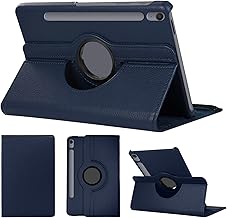 SWEIMEN Étui Rotatif pour Samsung Galaxy Tab S10 FE+/FE Plus 13.1" Tablette Housse de Protection avec Réveil Automatique Rotation Coque