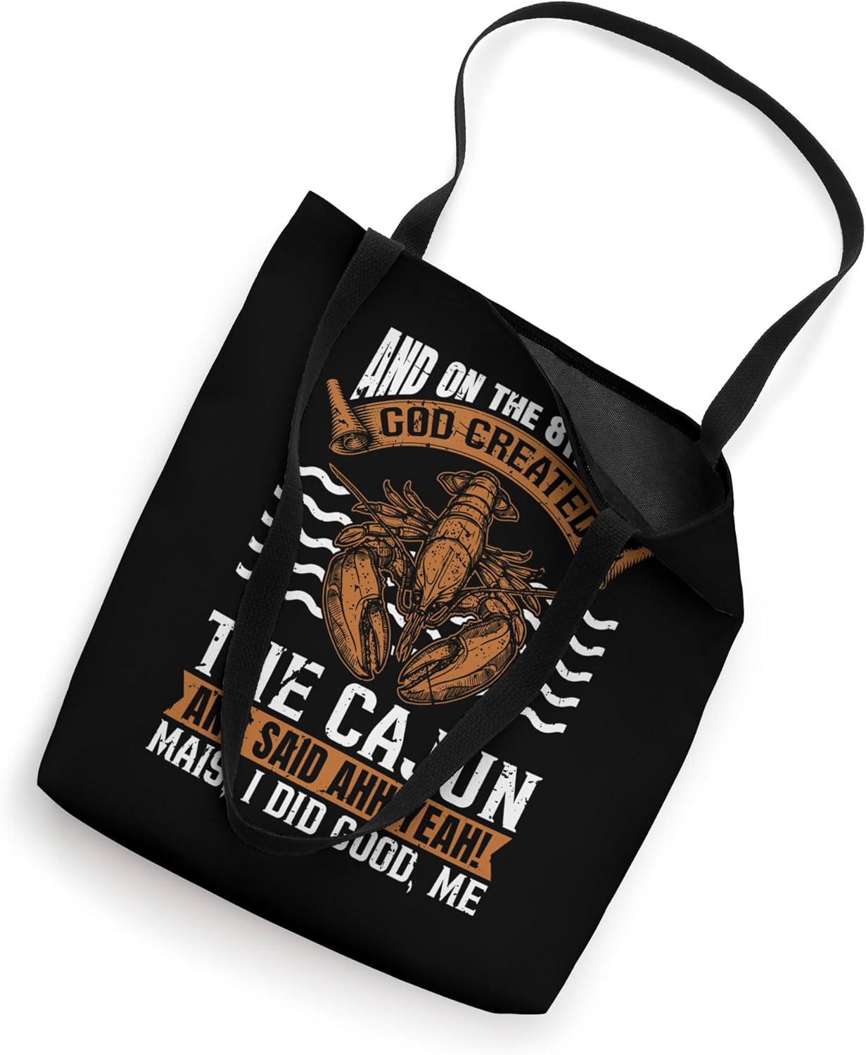 And On The 8th Day God Created Mardi Gras Seafood Festival Tote Bag - Image 2