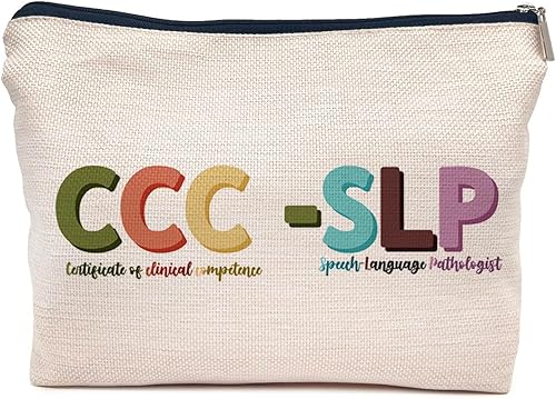 Miniatura 7 de Regalos para patólogos del habla, regalos para patólogos del habla, regalos de Slp, bolsa de patólogo del habla y lenguaje, bolsa de maquillaje SLP,