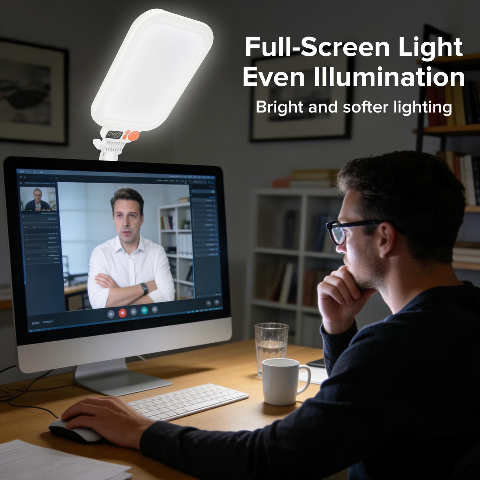 Grande anello luminoso da 9 pollici con supporto, 7000 K professionale a schermo intero grande anello luminoso con supporto per telefono, luce selfie con telecomando per fotografia, TikTok