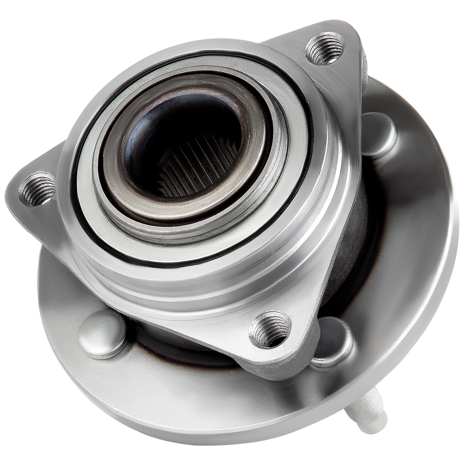 SCITOO 513205 Wheel Hub and Bearing Assembly Front for Chevrolet Cobalt 05-09 for Saturn Ion 03-07 for Pontiac G5 07-09 Hub Bearing Kit 4-Lug NO/ABS
