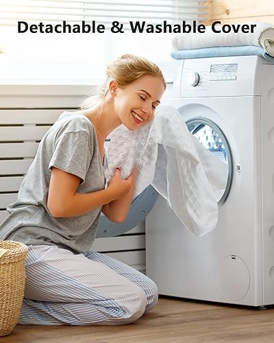 Miniatura 6 de PERLECARE Cubrecolchón de espuma viscoelástica de 3 pulgadas, tamaño individual, con infusión de gel refrescante para dolor de espalda, cubrecolchón