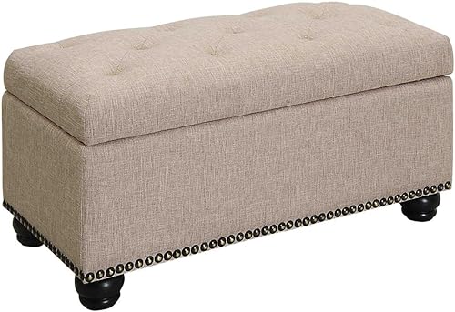 Convenience Concepts 7th Avenue - Otomana de almacenamiento, color marrón