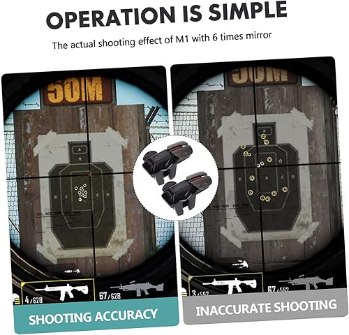 Miniatura 8 de 1pair Game Controller Trigger Compact Sturdy Mobile Game Triggers Compatibility for Enhanced Gaming Experience Lightweight Easy to Install for All