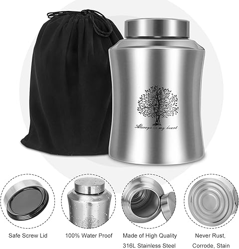 Miniatura 2 de Urnas para cenizas humanas urnas decorativas de cremación grandes de hasta 220 libras de memoria urna funeraria decorativa para cenizas masculinas y