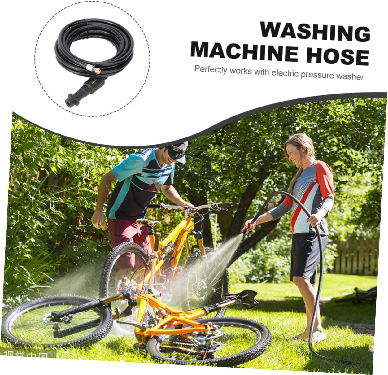 HANABASS 1pc 6m Powerful Pressure Washer Drain for Cleaning Hose High Pressure Washer Sewer Washing Machine Hose